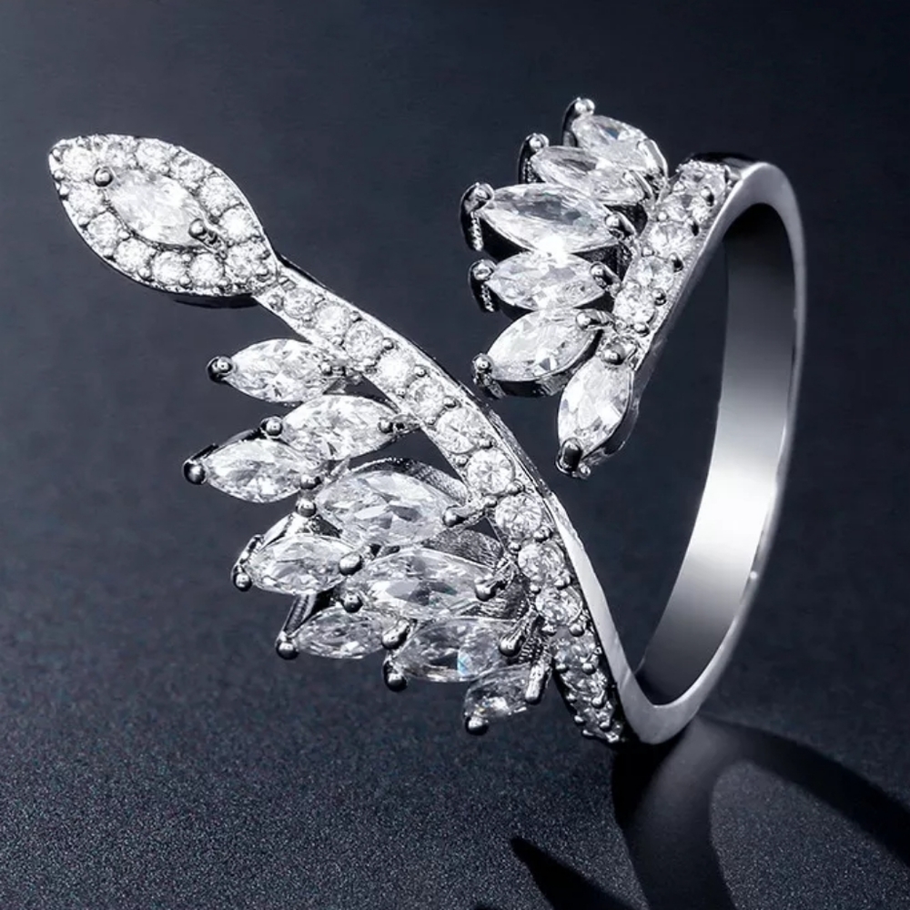 Pretty Butterfly Wings Adjustable Ring - Picture 2 of 4